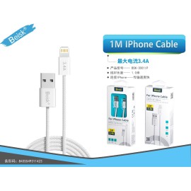 CABLE DE IPHONE 1M 3.4A BSK-3001IP