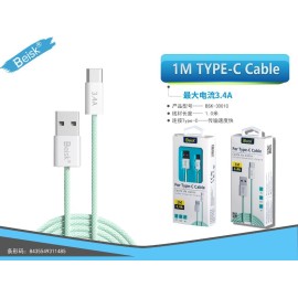 CABLE DE TYPE-C 1M 3.4A BSK-3001IP