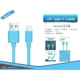 CABLE DE TYPE-C  1M 2.1A BSK-3009C