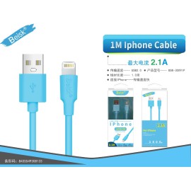 CABLE DE IPHONE  1M 2.1A BSK-3009IP