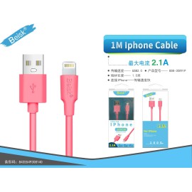 CABLE DE IPHONE  1M 2.1A BSK-3009IP