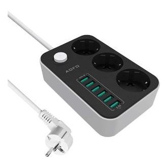CABLE ALIMENTACION  6USB 3POWER CON INTERRUPTOR INDIVIDUAL