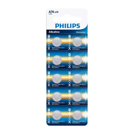 PHILIPS A76X10 LR44 AG13