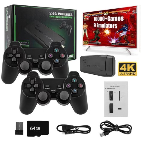 Consola de Videojuegos Retro HDMI con Tarjeta 4K HD