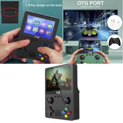 CONSOLAS X6 10000 JUEGOS