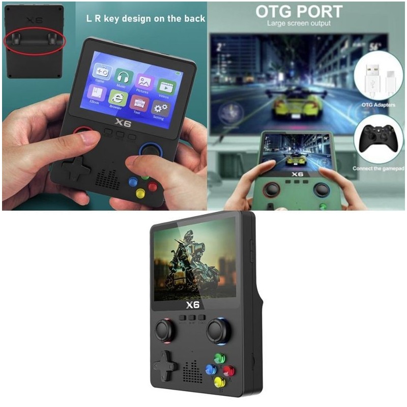 CONSOLAS X6 10000 JUEGOS