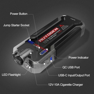 AUTOGEN  汽车启动器 移动电源 打气