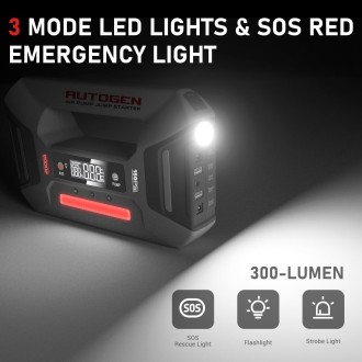 UTOGEN Portable Car Jump Starter with Air Compressor