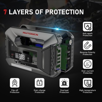 UTOGEN Portable Car Jump Starter with Air Compressor