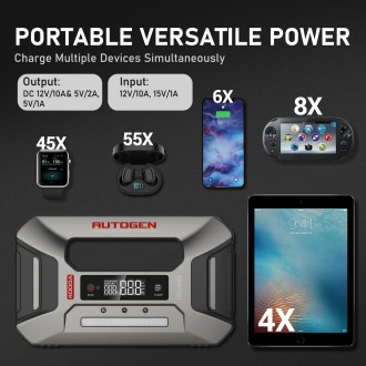 UTOGEN Portable Car Jump Starter with Air Compressor