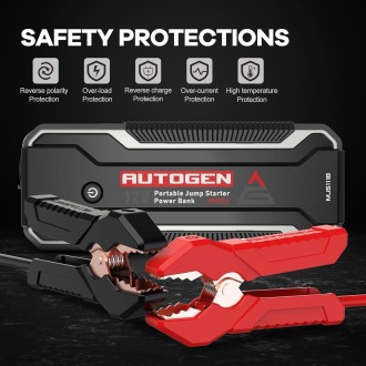 AUTOGEN 4000A 汽车启动器 12V 便携式电池启动器盒增压器套件