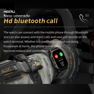 HEPU HP-G17 户外运动手表 耐用的高分辨率2.1英寸高清显示屏