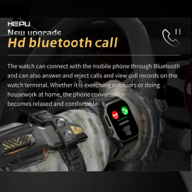 HEPU HP-G17 户外运动手表 耐用的高分辨率2.1英寸高清显示屏