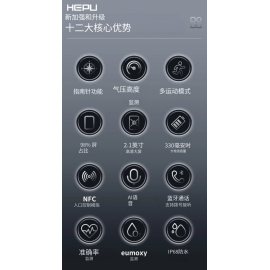 HEPU HP-G17 户外运动手表 耐用的高分辨率2.1英寸高清显示屏