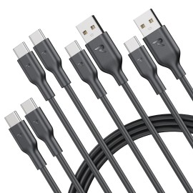 RAMPOW Cable USB C Carga Rapida 4 Pack