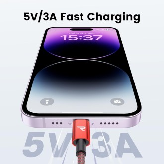RAMPOW - Cable Lightning  con certificación MFI para Apple
