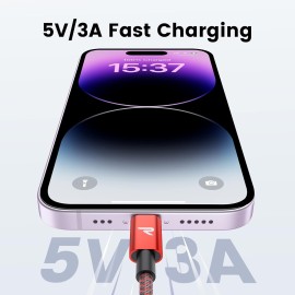 RAMPOW - Cable Lightning 2m [Apple MFi 认证]