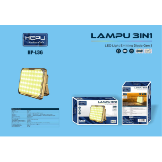 HEPU HP-L36 30W 5200MAH 3 IN 1