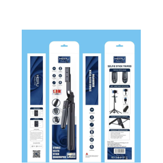 HEPU HP-ST03 蓝牙自拍杆 – 三脚架 + 遥控器 + 可折叠