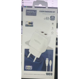 HEPU HP-617C 2XUSB LIGHTNING 2.1A