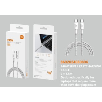 SIO SC05 CABLE TIPO-C - TYPE-C 240W