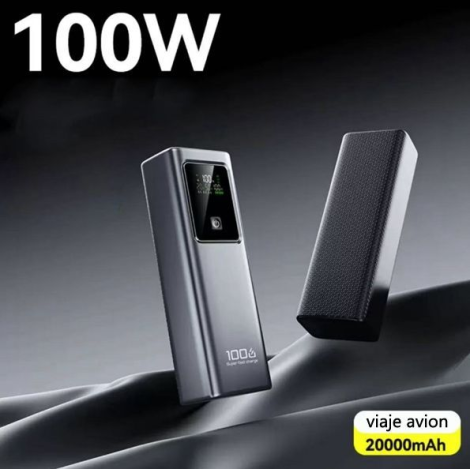 POWER BANK 20000MAH  CARGA RAPIDO 100W