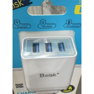 CARGADOR DE CASA 3USB 6A BSK-1035