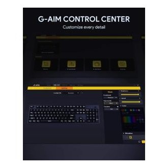 Aukey KM-G12 Teclado Mecánico Gaming RGB Switch Red