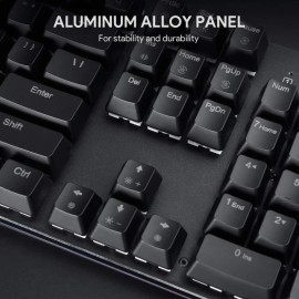 Aukey KM-G12 Teclado Mecánico Gaming RGB Switch Red
