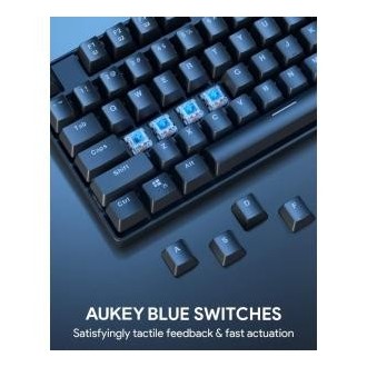 Aukey KM-G16 Teclado Mecánico Gaming Retroiluminado Switch Blue