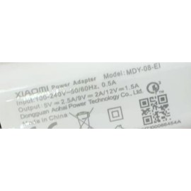 Xiaomi MDY-08-EI  Original 5V/2.5A 9V/2A 12V/1.5A 纯原装 全新 无盒子