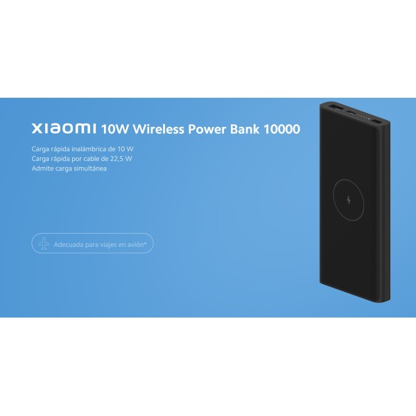 XIAOMI 10W Wireless Power Bank 10000
