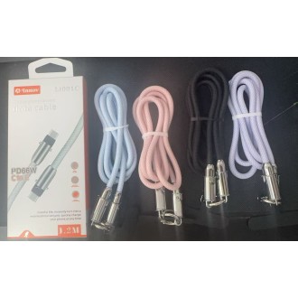 编织挂绳数据线二合一 可拆卸斜挎腕戴PD65W 快充 Type-C LI001C