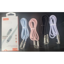 编织挂绳数据线二合一 可拆卸斜挎腕戴PD65W 快充 Type-C LI001C