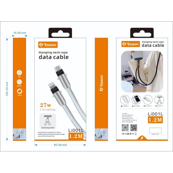 MOBILE PHONE LANYARD DATA CABLE PD65W  LI001L