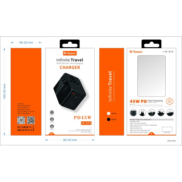 Infinite TraveL CHARGER PD45W JY-313