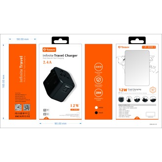 Infinite Travel charger 2.1A 12W