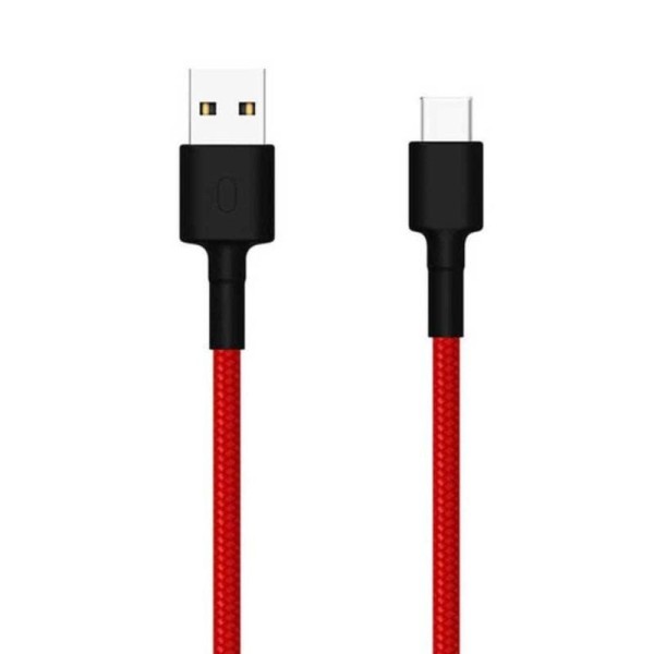 Xiaomi Mi Cable Braided USB 3.0 a USB Tipo C Rojo 1M
