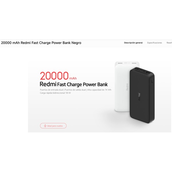 XIAOMI 20000MAH 18W 充电宝