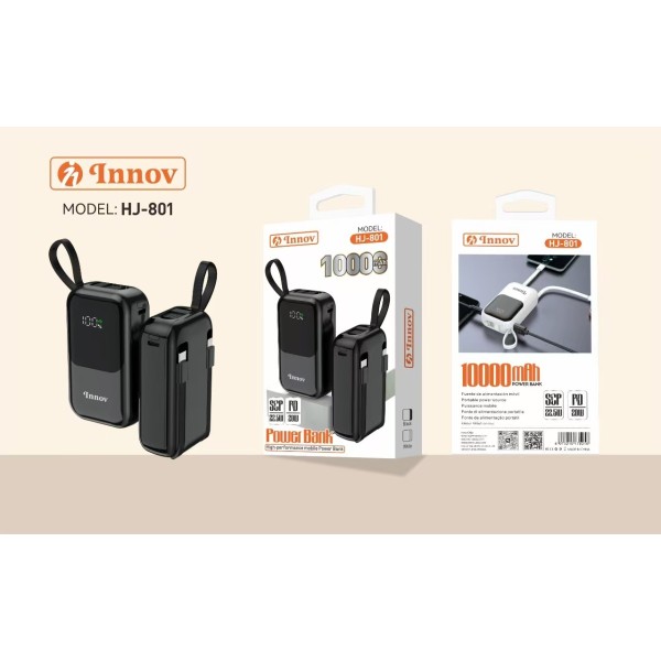 INNOV HJ-801 10000MAH PD 20W 22.5W