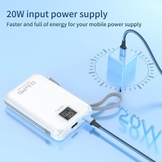 HEPU HP-A01 10000MAH PD22.5W 充电宝带线