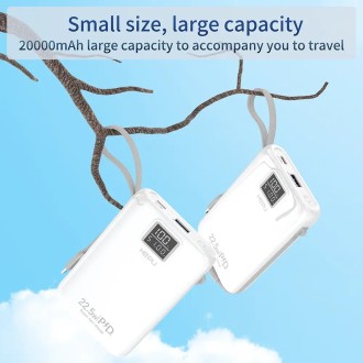 HEPU HP-A01 10000MAH PD22.5W 充电宝带线