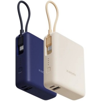Xiaomi 33W Power Bank 10000mAh con Cable Integrado USB-C