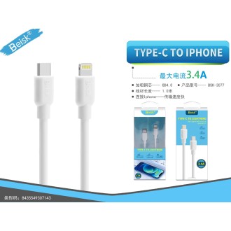 CABLE TYPE-C TO IPHONE 3.4A BSK-3077