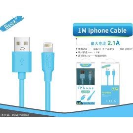CABLE IPHONE 2.1A 1M BSK-3009IP