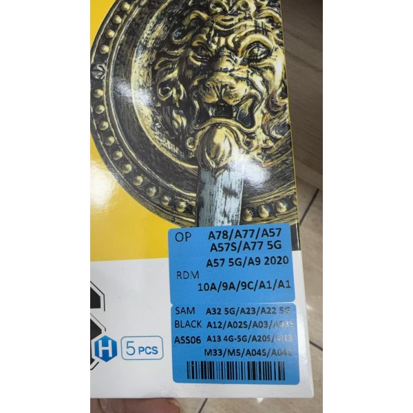 Protector SAM A325G A23 A225G A12 A03 A13 4G OPPO A78 A77 A57 A57S A77 5A REDMI 10A 9A 9C A1