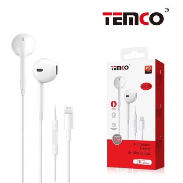 AURICULARES LIGHTNING BLUETOOTH EPL24