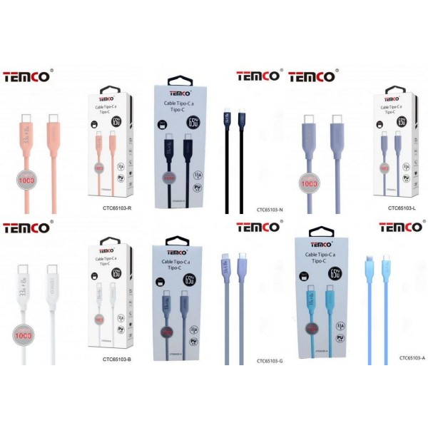 CABLE TYPE C A TYPE C 3.3A 1M 20V