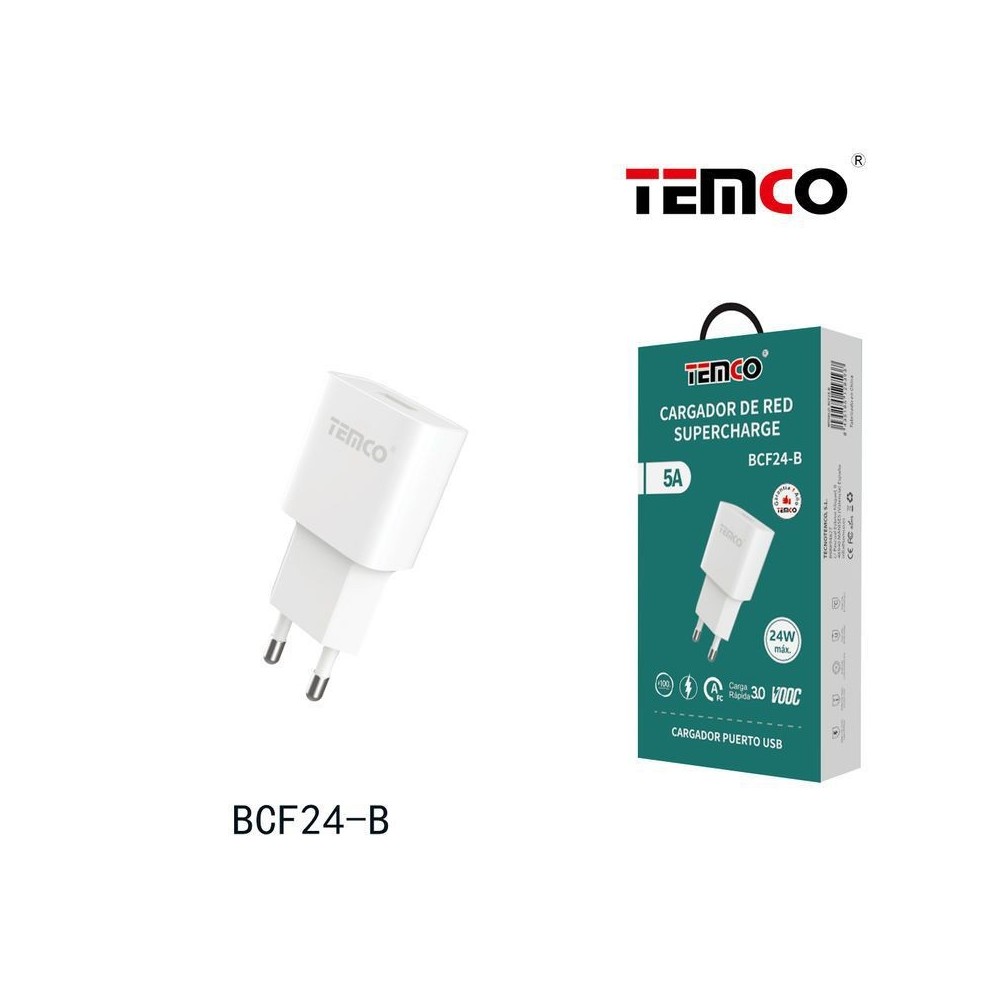 CARGADOR USB SUPERCHARGE 5A 22.5W