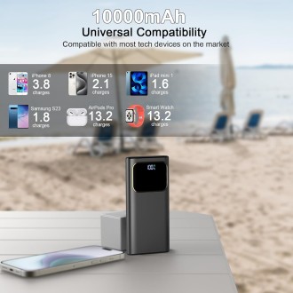 Coucur Power Bank, Bateria Externa Carga Rapida 10000mAh 37Wh